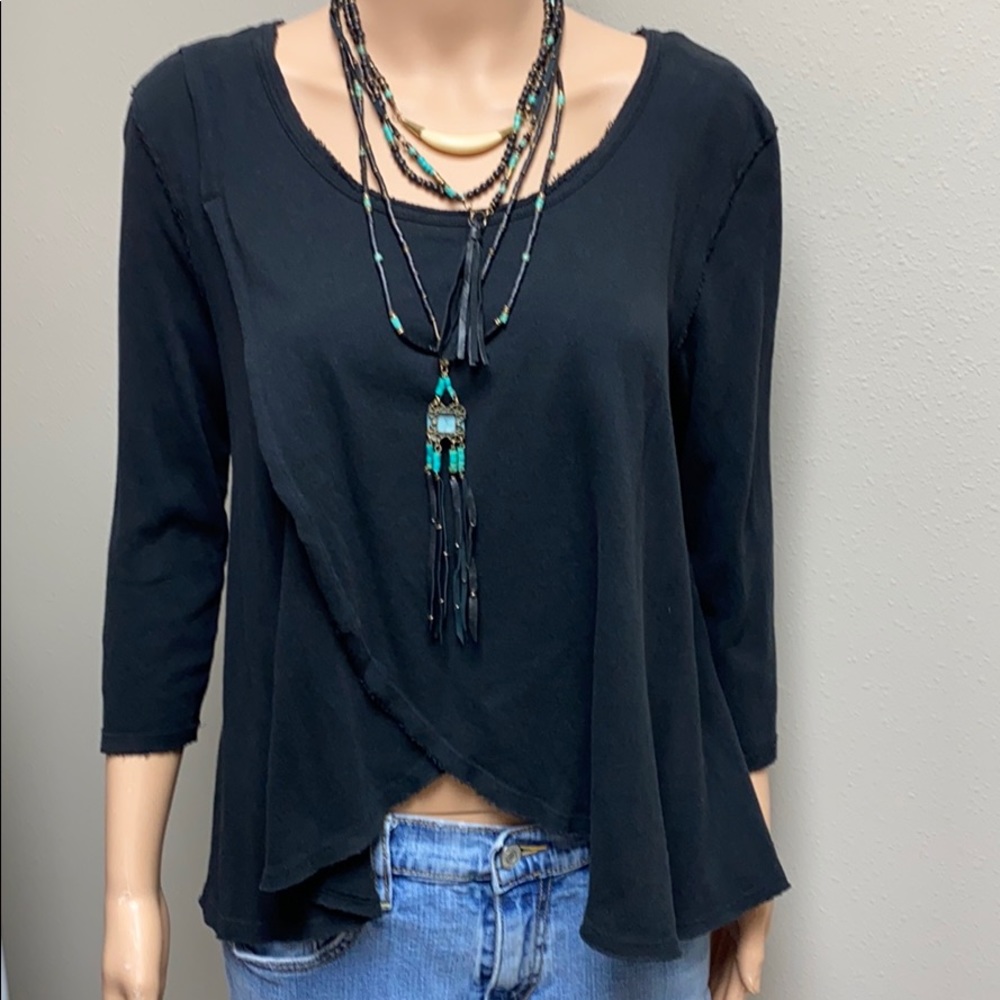Free People split front top